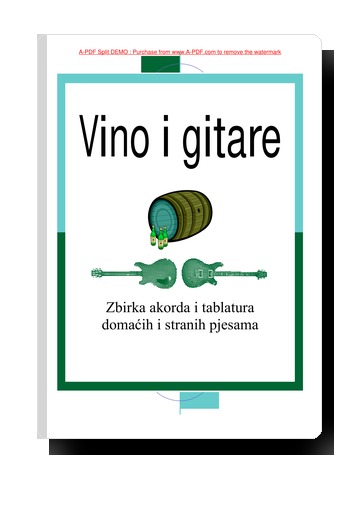 Tekstovi sa akordima narodne i zabavne muzike u pdf