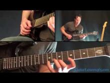 Embedded thumbnail for Metallica - One Guitar lesson 4