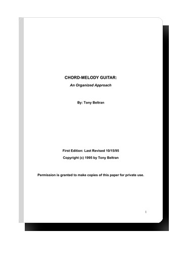 Chord-Melody-Guitar
